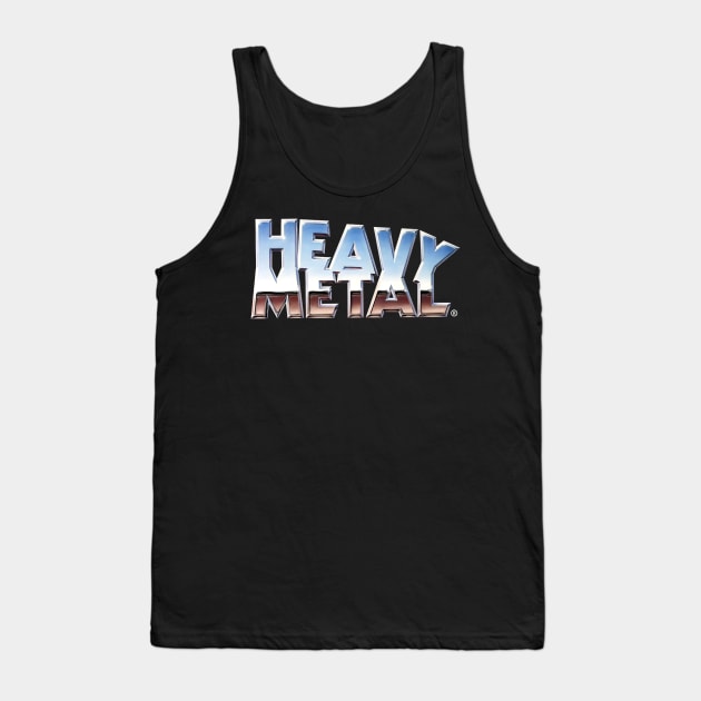 Heavy Metal Magazine Logo Tank Top by Sudburied